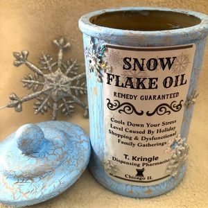 Hand-Crafted Holiday Apothecary Jar Decora…